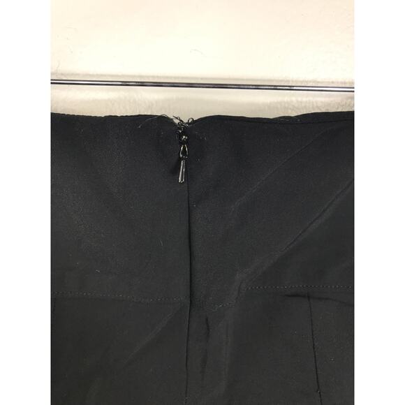 Veronica Beard Scuba Slim Fit Pant Black High Rise Crop Pant Office Minimalist - Picture 5 of 11